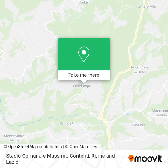 Stadio Comunale Massimo Contenti map