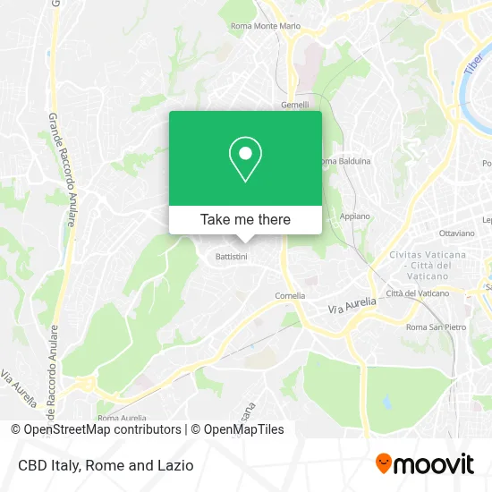 CBD Italy map