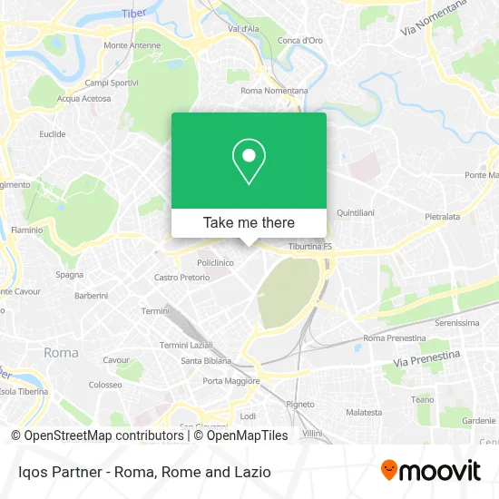 Iqos Partner - Roma map