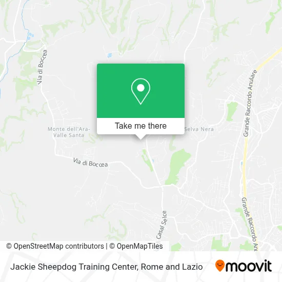 Jackie Sheepdog Training Center map