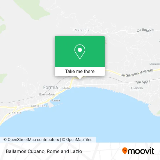 Bailamos Cubano map