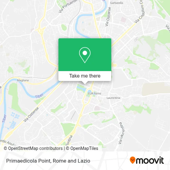 Primaedicola Point map