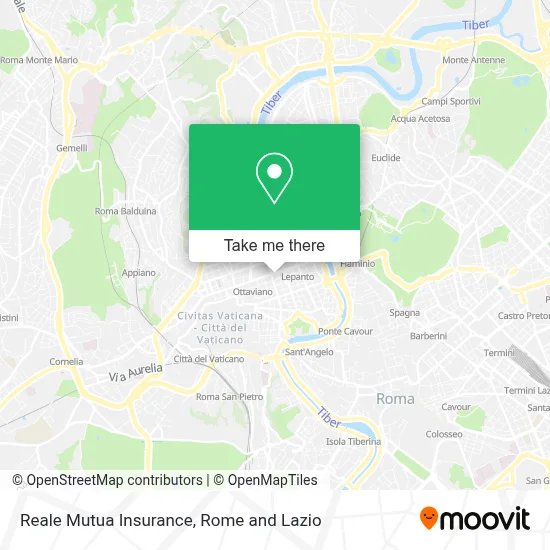 Reale Mutua Insurance map