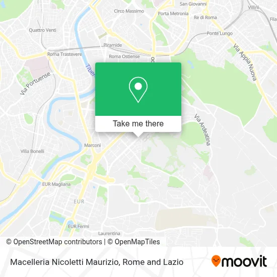 Macelleria Nicoletti Maurizio map