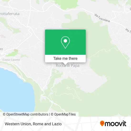 Western Union map