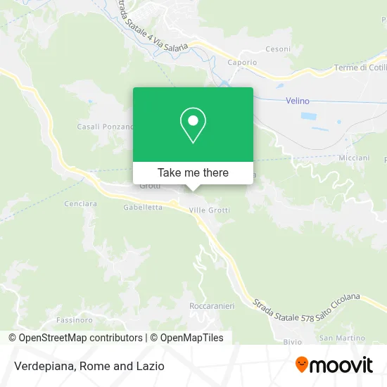 Verdepiana map