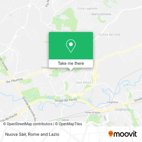 Nuova Sair map