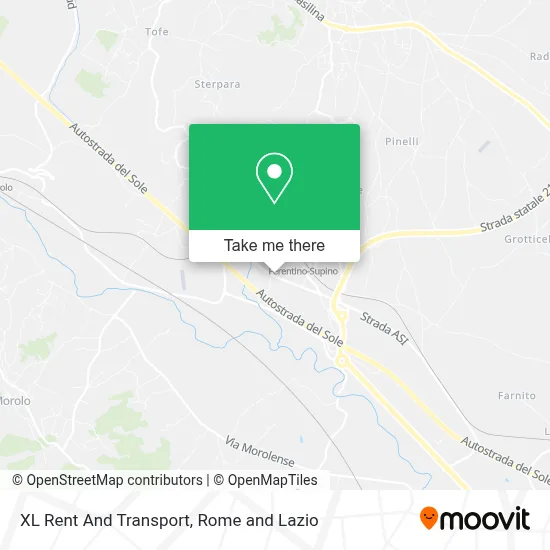 XL Rent And Transport map