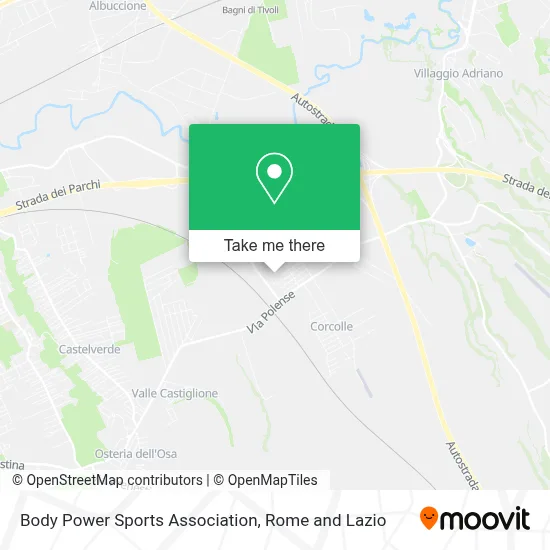 Body Power Sports Association map