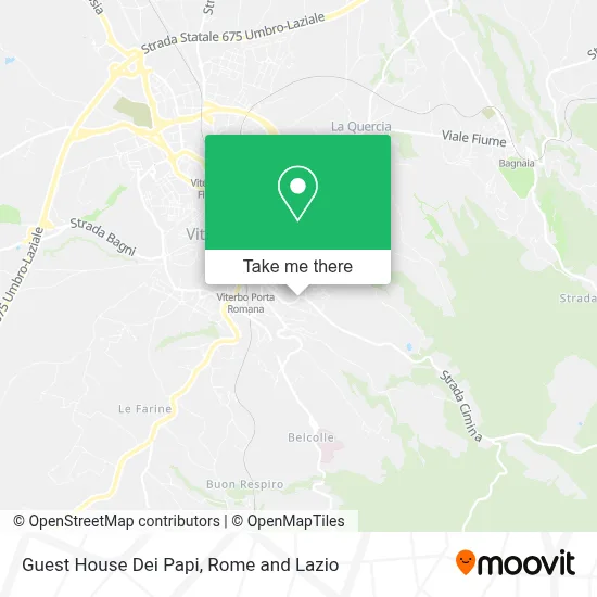 Guest House Dei Papi map