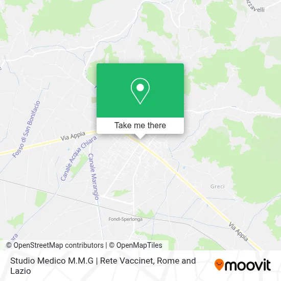 Studio Medico M.M.G | Rete Vaccinet map
