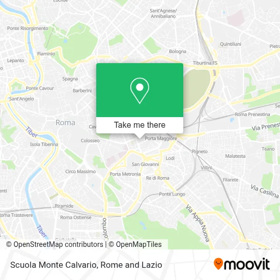 Scuola Monte Calvario map
