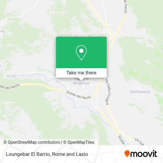 Loungebar El Barrio map