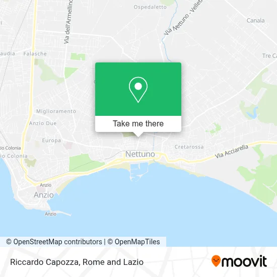 Riccardo Capozza map