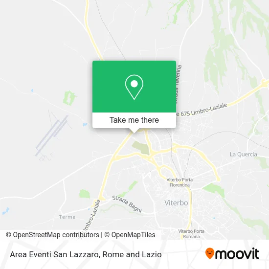 Area Eventi San Lazzaro map