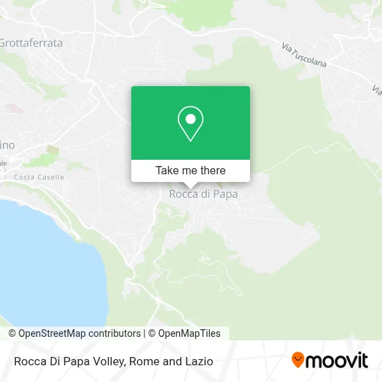 Rocca Di Papa Volley map