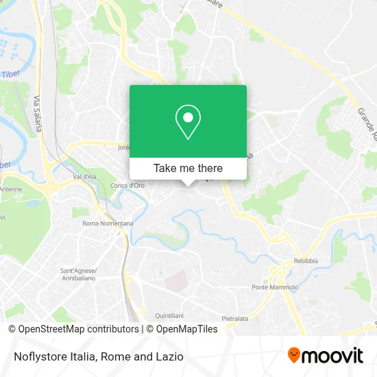 Noflystore Italia map