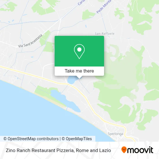 Zino Ranch Restaurant Pizzeria map