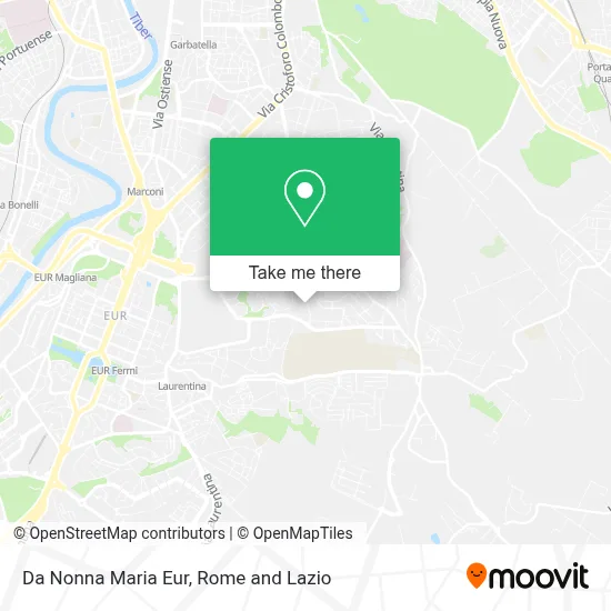 Da Nonna Maria Eur map