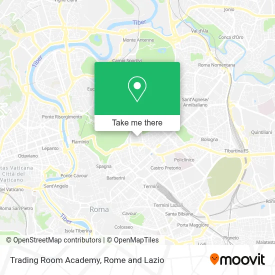 Trading Room Academy map