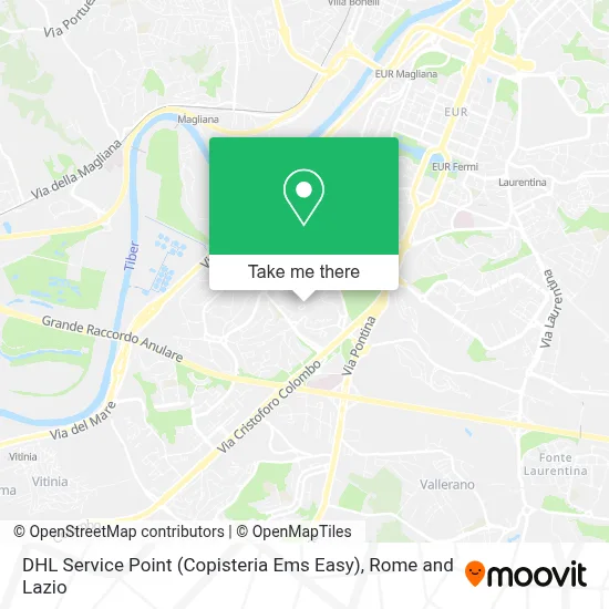DHL Service Point (Copisteria Ems Easy) map
