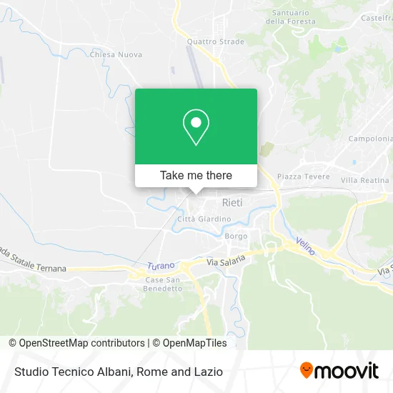 Studio Tecnico Albani map