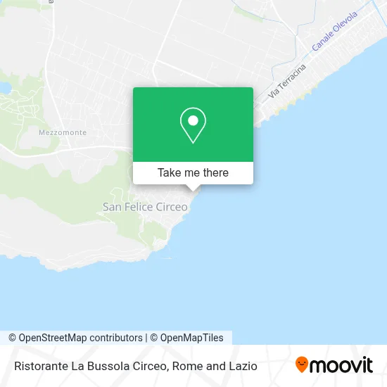 Ristorante La Bussola Circeo map