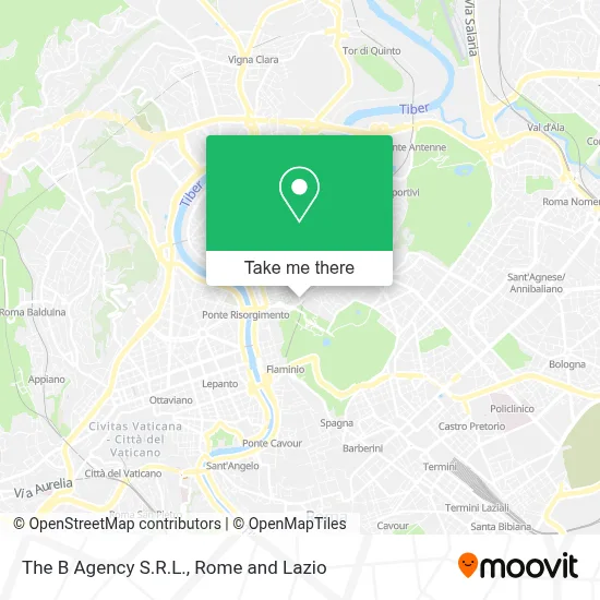 The B Agency S.R.L. map