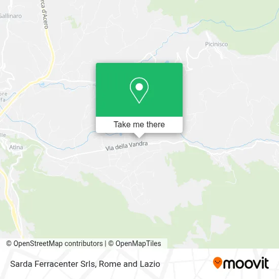 Sarda Ferracenter Srls map