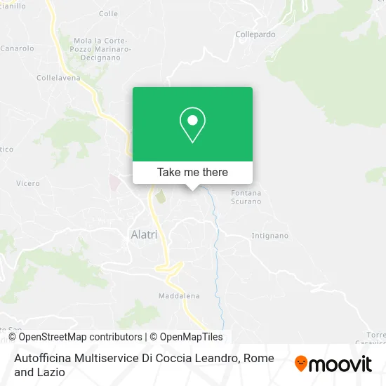 Autofficina Multiservice Di Coccia Leandro map