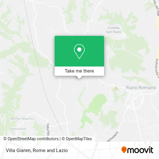 Villa Giaren map