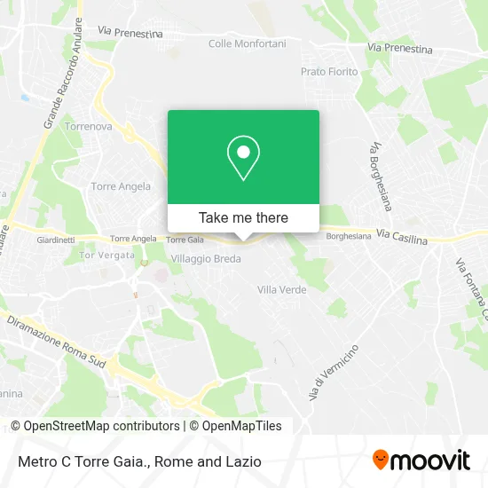 Metro C Torre Gaia. map