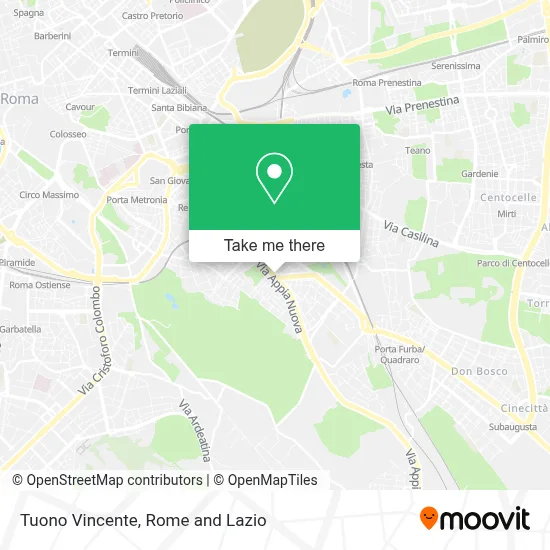 Tuono Vincente map
