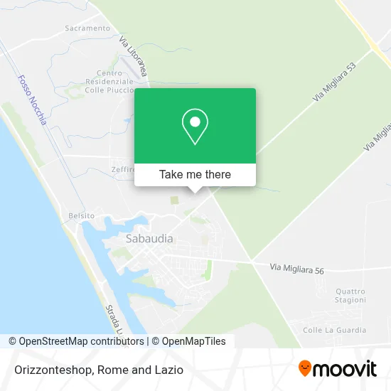 Orizzonteshop map