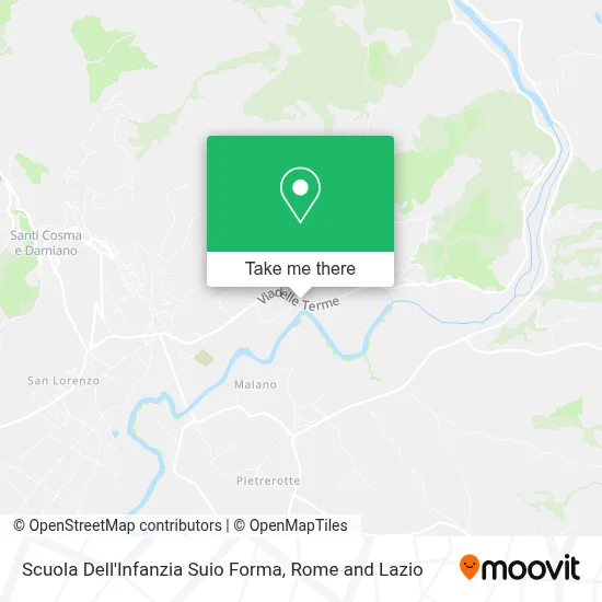 Scuola Dell'Infanzia Suio Forma map
