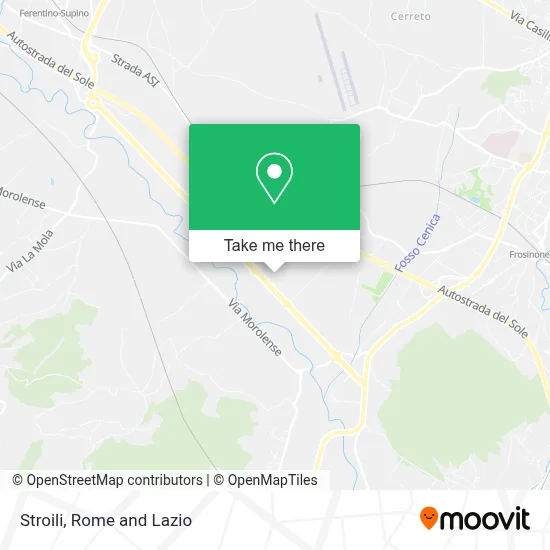 Stroili map