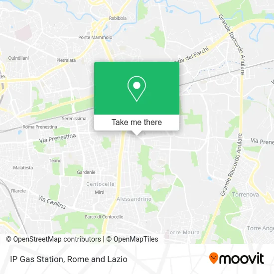 IP Gas Station map