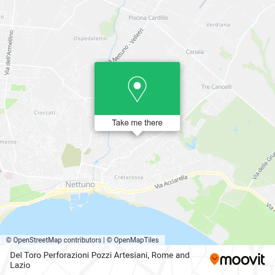 Del Toro Perforazioni Pozzi Artesiani map