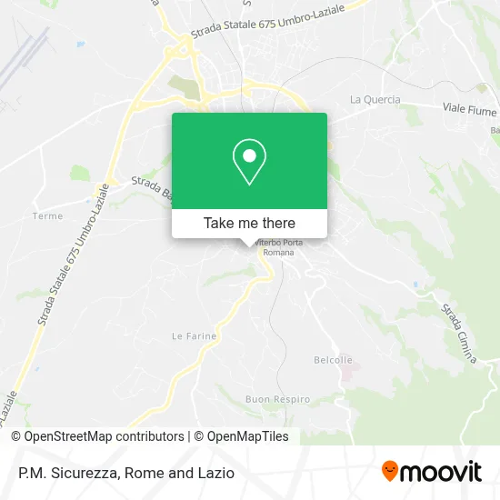 P.M. Sicurezza map