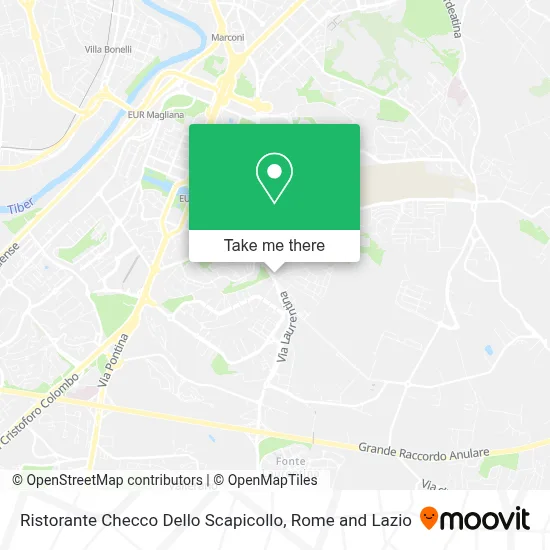 Ristorante Checco Dello Scapicollo map