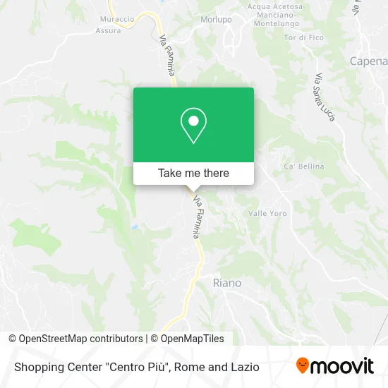 Shopping Center "Centro Più" map