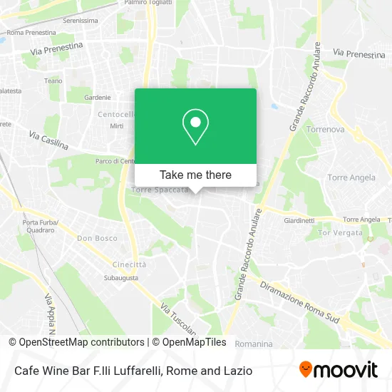 Cafe Wine Bar F.lli Luffarelli map
