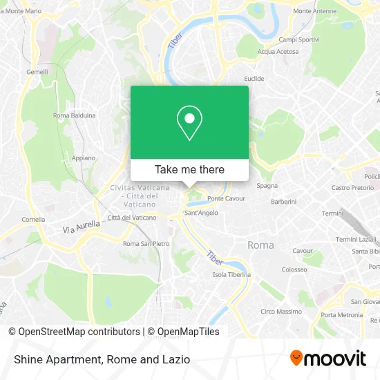 Shine Apartment map