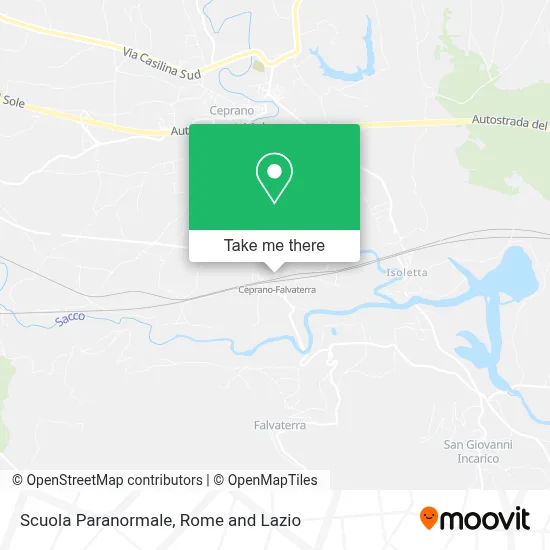 Scuola Paranormale map