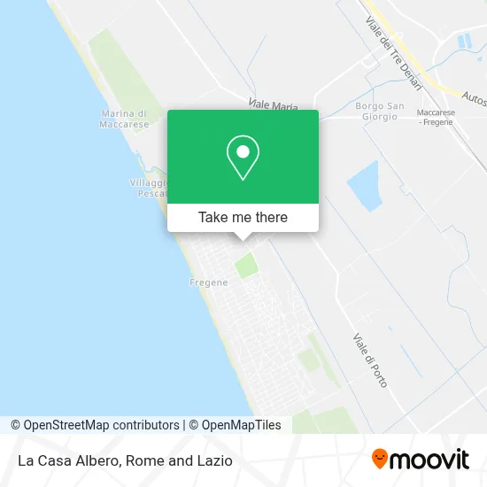 La Casa Albero map