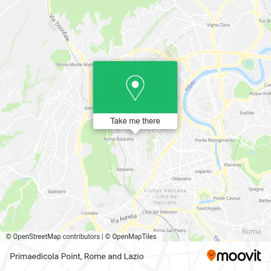 Primaedicola Point map