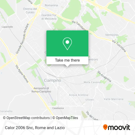 Calor 2006 Snc map