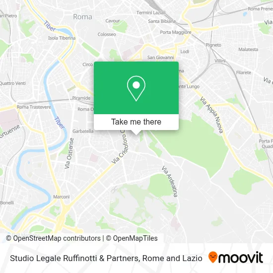 Studio Legale Ruffinotti & Partners map