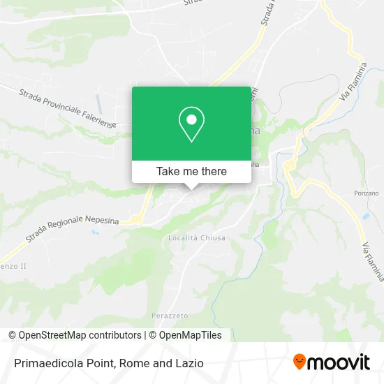 Primaedicola Point map