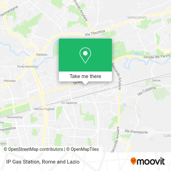 IP Gas Station map